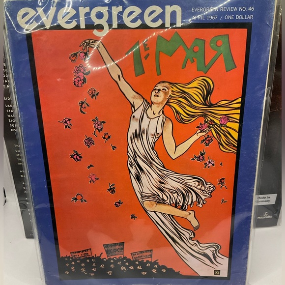 1967 EVERGREEN REVIEW #46  William S Burroughs Allan Ginsberg Berkeley - Picture 1 of 1